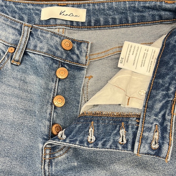 🥳HP🥳 KanCan High-Waisted Distressed Ankle Frayed Raw Hem Skinny Jeans - Picture 7 of 9